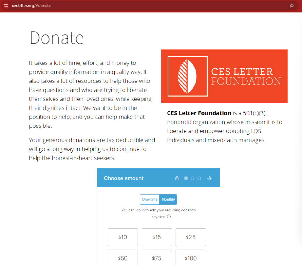 CES Letter Foundation saying they are a non profit foundation when they are not.