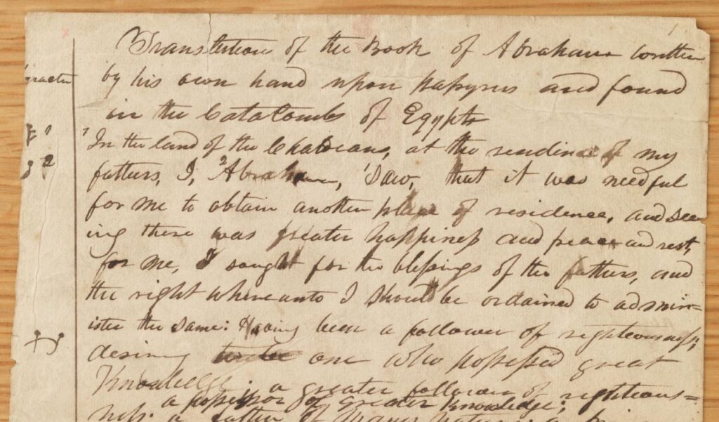 Translation of the Book of Abraham